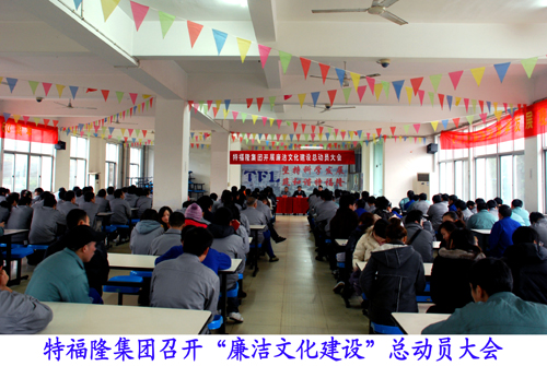 营造廉洁新氛围  建设廉洁特福隆