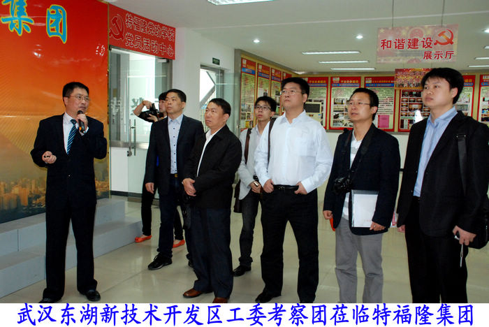 武汉东湖新技术开发区工委考察团莅临特福隆