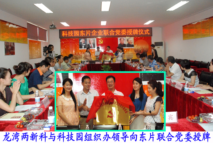 高新区科技园举行东片企业联合党委授牌仪式