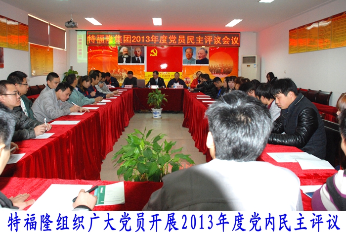 特福隆开展2013年度党员民主评议