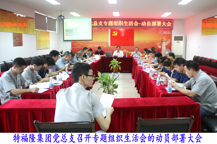 特福隆召开专题组织生活会的动员部署大会