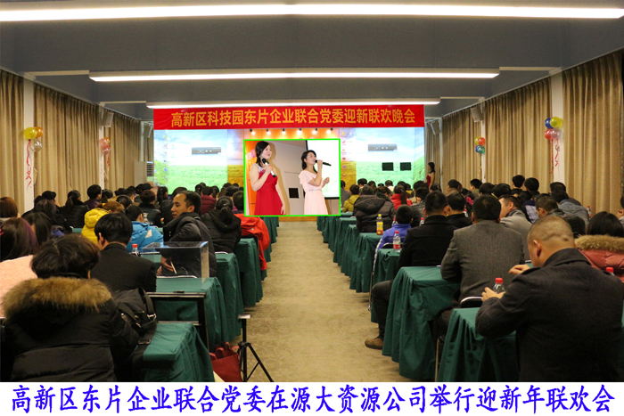 高新区东片企业举行迎新年联欢晚会